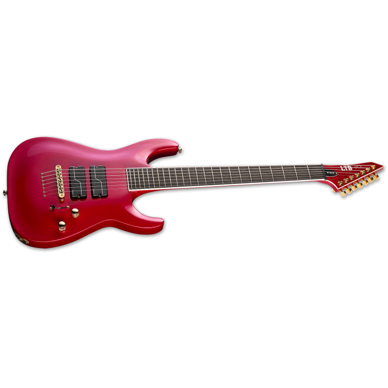 LTD SC-607 Baritone Magenta Stephen Carpenter Signature