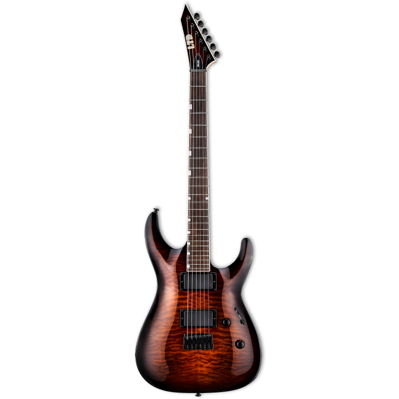 LTD MH-200HT QM Dark Brown Suburst