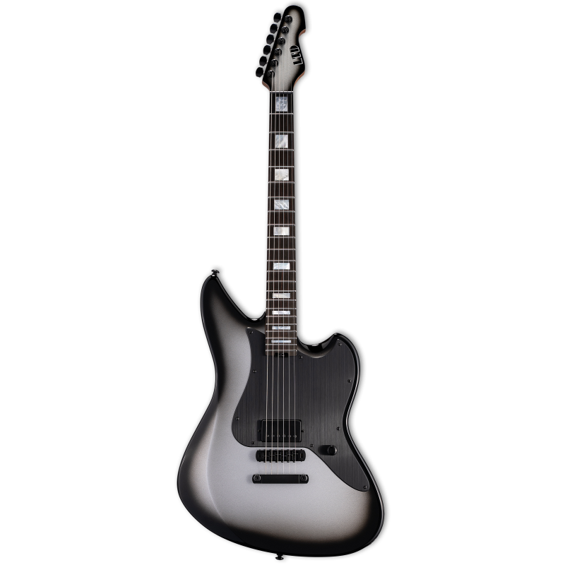 LTD JD-I Silver Sunburst Joe Duplantier Signature