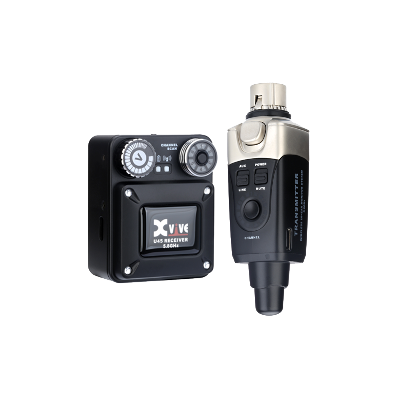 XViVE U45 In-Ear Monitor Wireless System Black