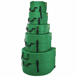 HardCase Fusion Case Set 2 Foam Pads Dark Green