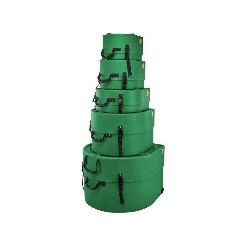 HardCase Fusion Case Set 2 Foam Pads Dark Green