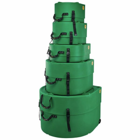 HardCase Fusion Case Set 2 Foam Pads Dark Green