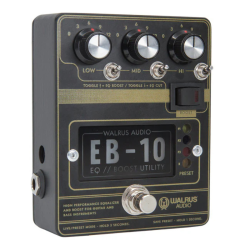 Walrus Audio EB-10 Preamp // EQ // Boost Black