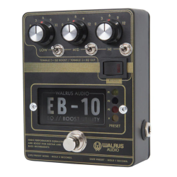 Walrus Audio EB-10 Preamp // EQ // Boost Black