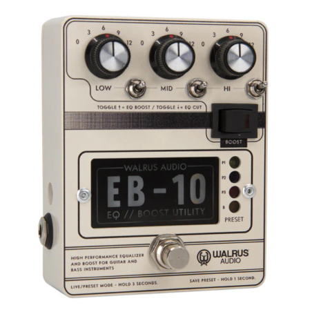 Walrus Audio EB-10 Preamp // EQ // Boost Cream