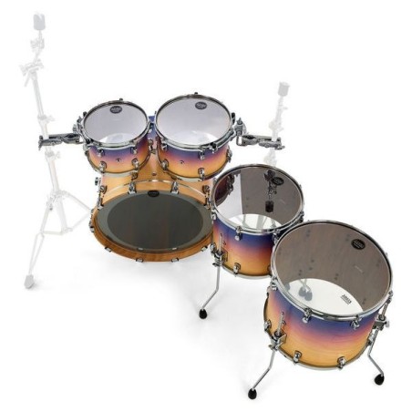TAMA Starclassic Walnut/Birch 22" Satin Purple Atmosphere Fade WBS52RZS-SAF