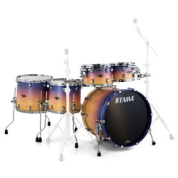 TAMA Starclassic Walnut/Birch 22" Satin Purple Atmosphere Fade WBS52RZS-SAF