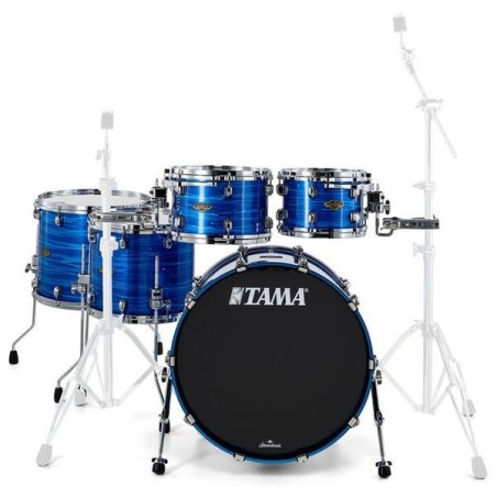 TAMA Starclassic Walnut/Birch 22" Lacquer Ocean Blue Ripple WBS52RZS-LOR