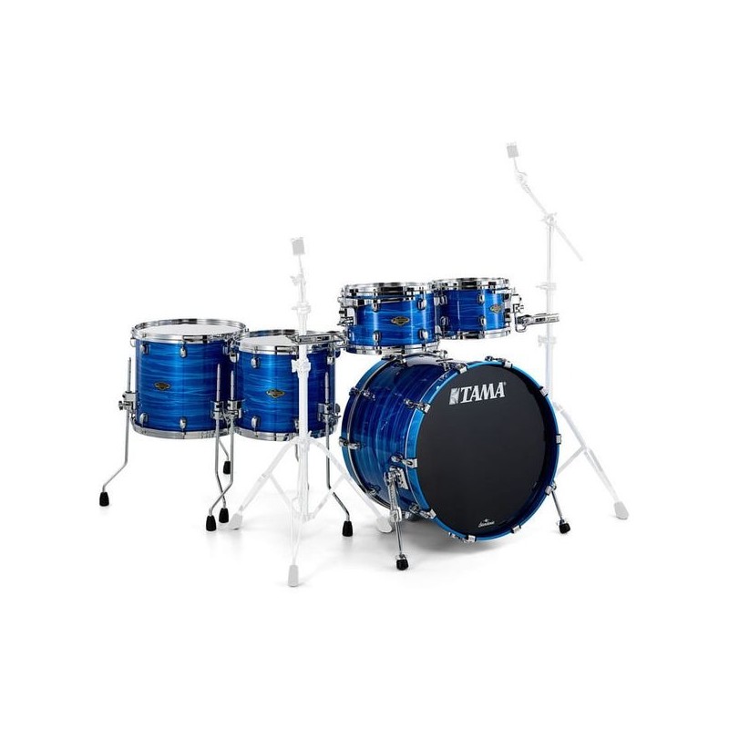 TAMA Starclassic Walnut/Birch 22" Lacquer Ocean Blue Ripple WBS52RZS-LOR