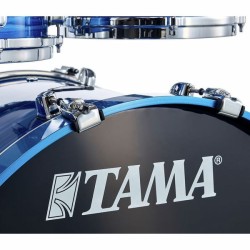 TAMA Starclassic Walnut/Birch 22" Lacquer Ocean Blue Ripple WBS52RZS-LOR