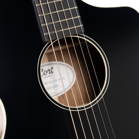 Cort Core-MC Ovangkol Black Top Semi Gloss