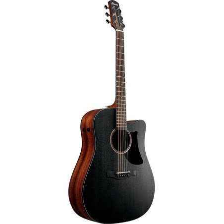 Ibanez AAD190CE-WKH Weathered Black Open Pore