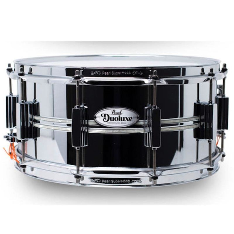 Pearl duoluxe 14"x6,5" in ottone cromato cod.dux1465br