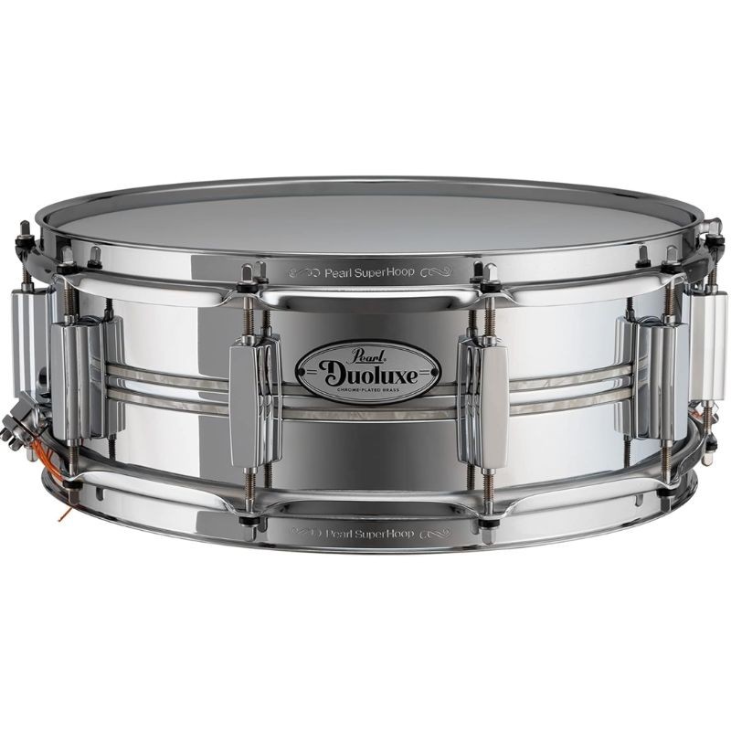 Pearl duoluxe 14"x5" in ottone cromato cod.dux1450br