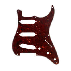 Fender Pickguard Stratocaster S/S/S Tortoise Shell 4-Ply