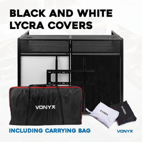 VONYX DB6 Foldable DJ-Booth System Pro