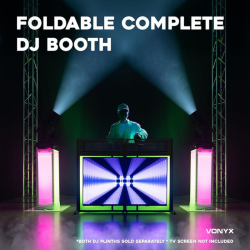 VONYX DB6 Foldable DJ-Booth System Pro