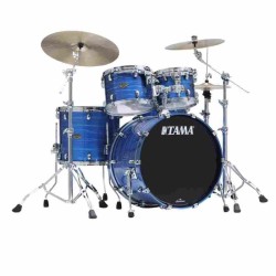 TAMA Starclassic Walnut/Birch 22" Lacquer Ocean Blue Ripple WBS42S-LOR