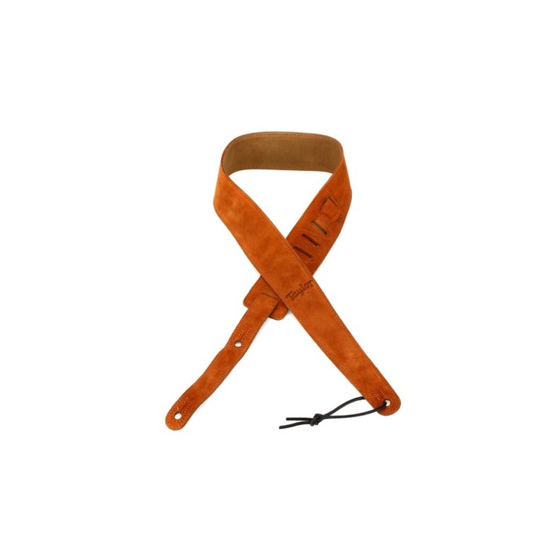 Taylor Embroidered Suede Strap Honey