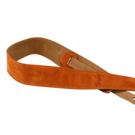 Taylor Embroidered Suede Strap Honey