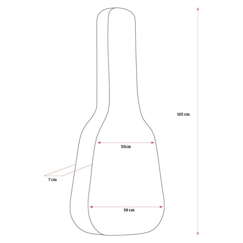 Eko 35E Electric Guitar Gigbag