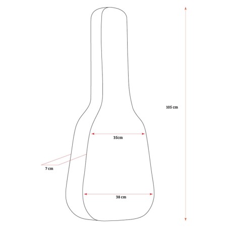 35e electric guitar gigbag