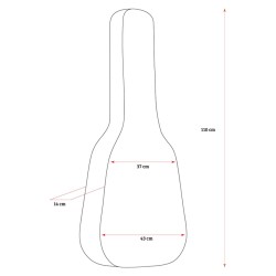 35f folk guitar gigbag