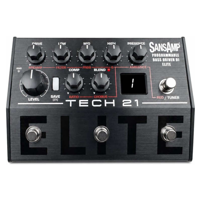 Sansamp driver elite programmable - preamplificatore a pedale per basso - 2150265T12025