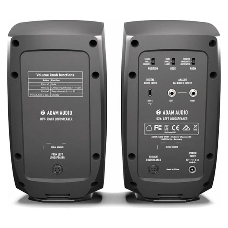 ADAM AUDIO D3V Black
