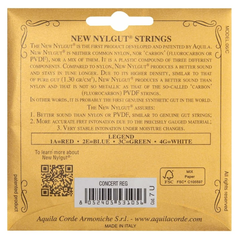 Aquila New Nylgut 7U Concerto GCEA