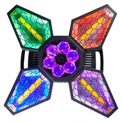 Vintage-flower proiettore rotante a led con effetti multipli - 18700377