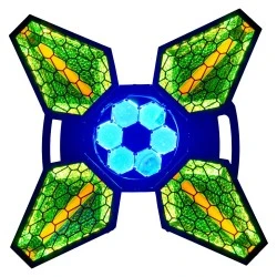 Vintage-flower proiettore rotante a led con effetti multipli - 18700377