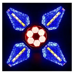 Vintage-flower proiettore rotante a led con effetti multipli - 18700377
