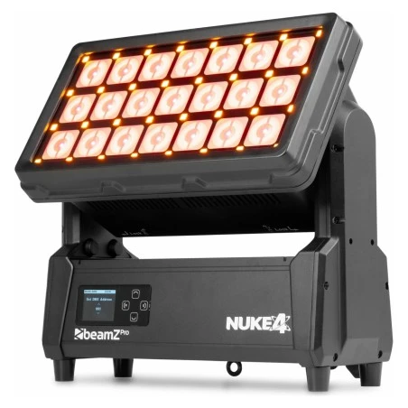 Beamz Nuke4 Strobo e Beam LED Motorizzato IP65