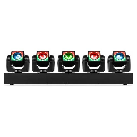 Beamz Galaxy5 Barra con 5 Teste Mobili LED RGBW 5x40 W