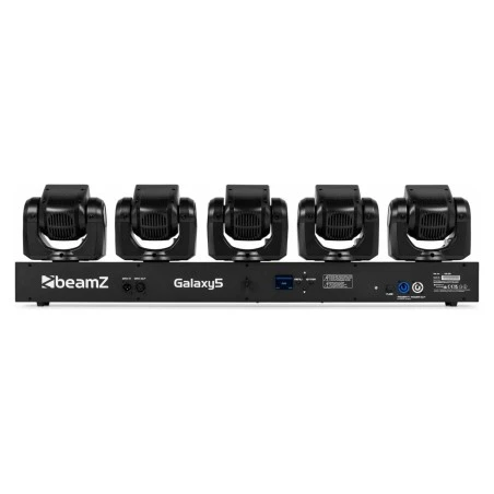 Beamz Galaxy5 Barra con 5 Teste Mobili LED RGBW 5x40 W