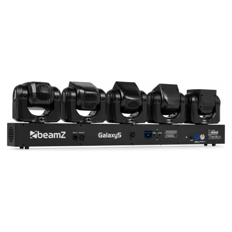 Beamz Galaxy5 Barra con 5 Teste Mobili LED RGBW 5x40 W