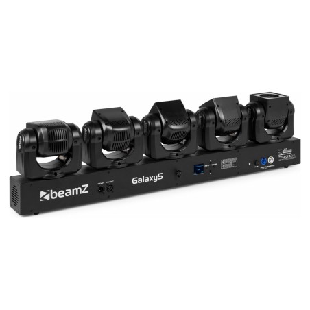 Beamz Galaxy5 Barra con 5 Teste Mobili LED RGBW 5x40 W