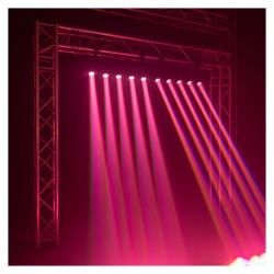 Beamz Galaxy5 Barra con 5 Teste Mobili LED RGBW 5x40 W