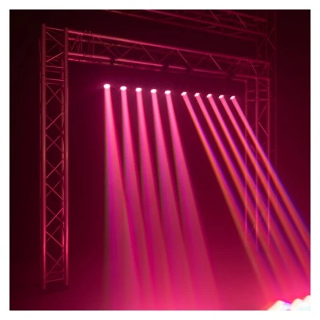 Beamz Galaxy5 Barra con 5 Teste Mobili LED RGBW 5x40 W