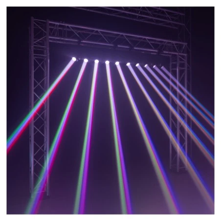 Beamz Galaxy5 Barra con 5 Teste Mobili LED RGBW 5x40 W