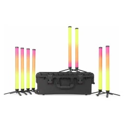 Beamz Hera S LED Tube Set IP65 8pcs 0.5m in Case