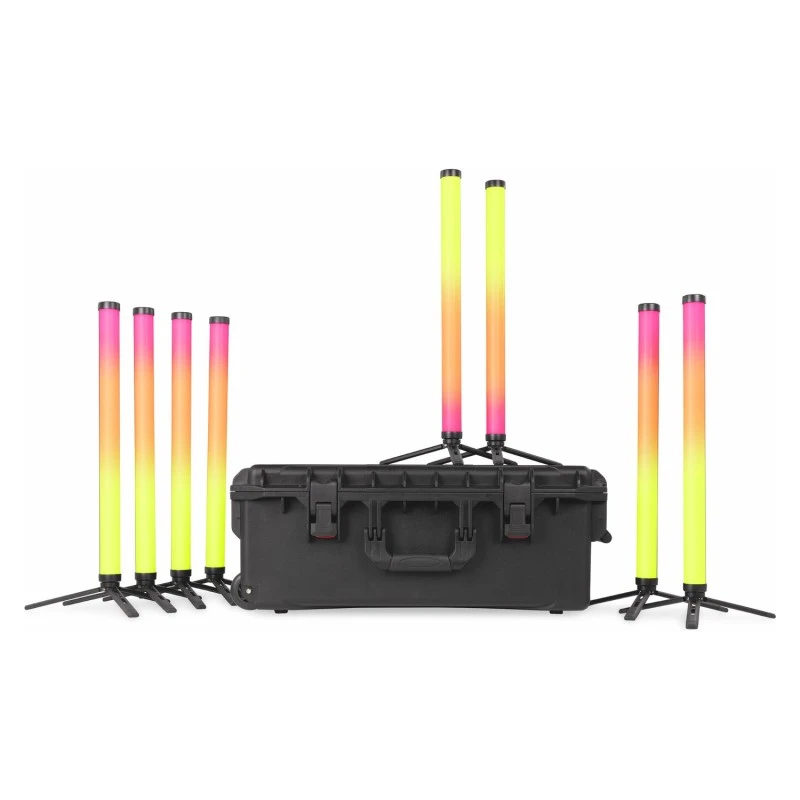 Beamz Hera S LED Tube Set IP65 8pcs 0.5m in Case