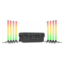 Beamz Hera S LED Tube Set IP65 8pcs 0.5m in Case