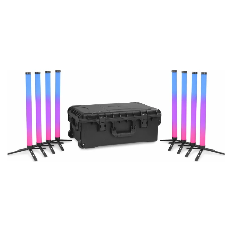 Beamz Hera S LED Tube Set IP65 8pcs 0.5m in Case