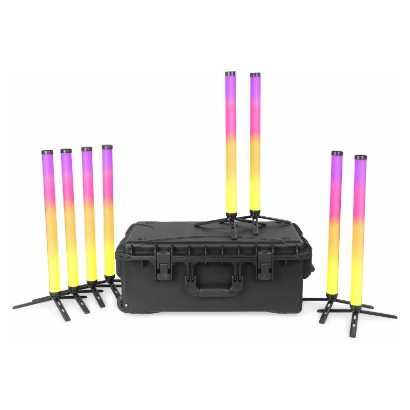 Beamz Hera S LED Tube Set IP65 8pcs 0.5m in Case