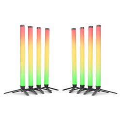 Beamz Hera S LED Tube Set IP65 8pcs 0.5m in Case