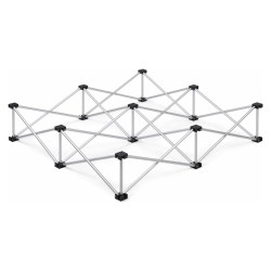 Power Dynamics Riser Deck750 Risers 1x1 Aluminium 40cm
