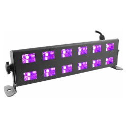 BoomToneDJ Uv Led Bar 12X1W